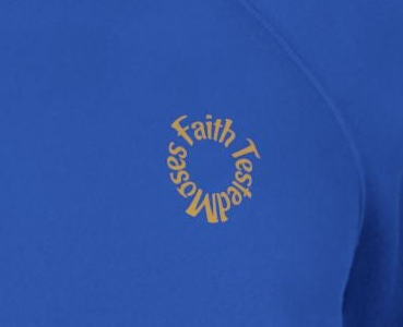 Moses Five-Star Faith Series – Raglan Sweatshirt | “Staff Worked. Sea Moved.” Faith Graphic
