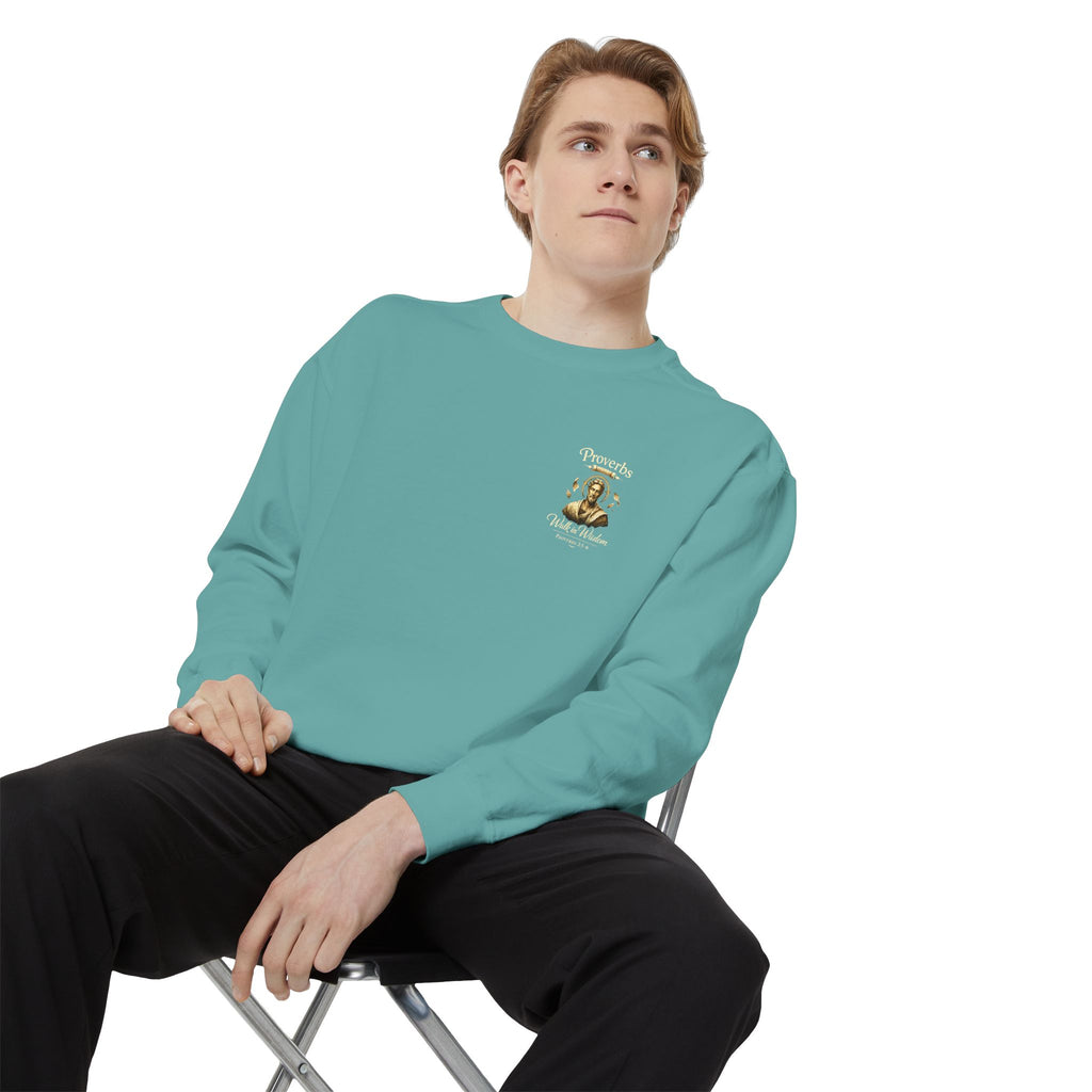 Proverbs Scripture Sweatshirt | Biblical Quote Christian Pullover | Inspirational Faith Crewneck