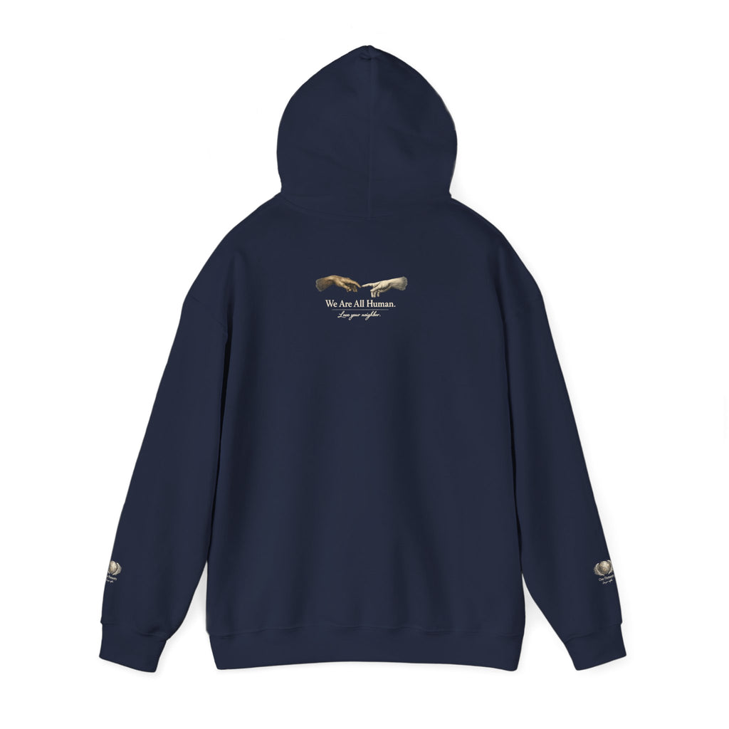 “Love People Anyway” Hoodie – Inspirational Script Graphic Sweatshirt | Compassion Message Pullover