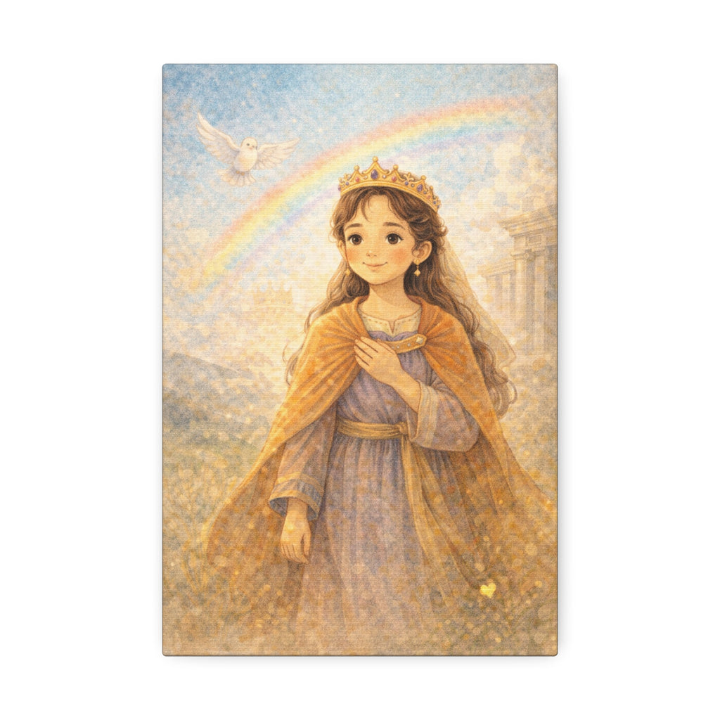 For Such a Time as This Canvas — Queen Esther (Esther 4:14)