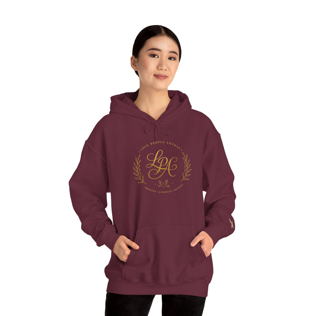 Love People Anyway Hoodie | Inspirational Christian Hooded Sweatshirt | Faith Freedom Creations