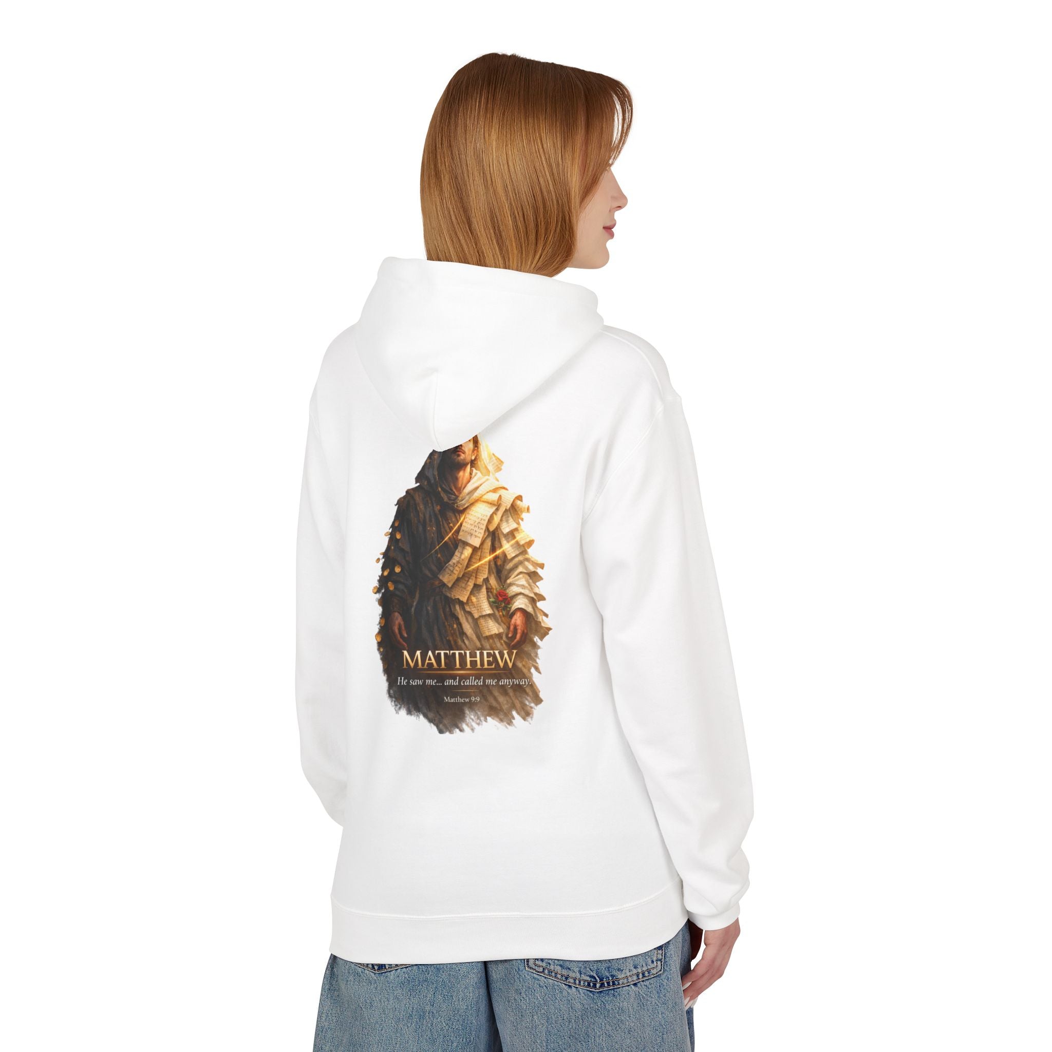 Matthew Gospel Hoodie | Inspirational Christian Faith Hoodie | Scripture Inspired Pullover