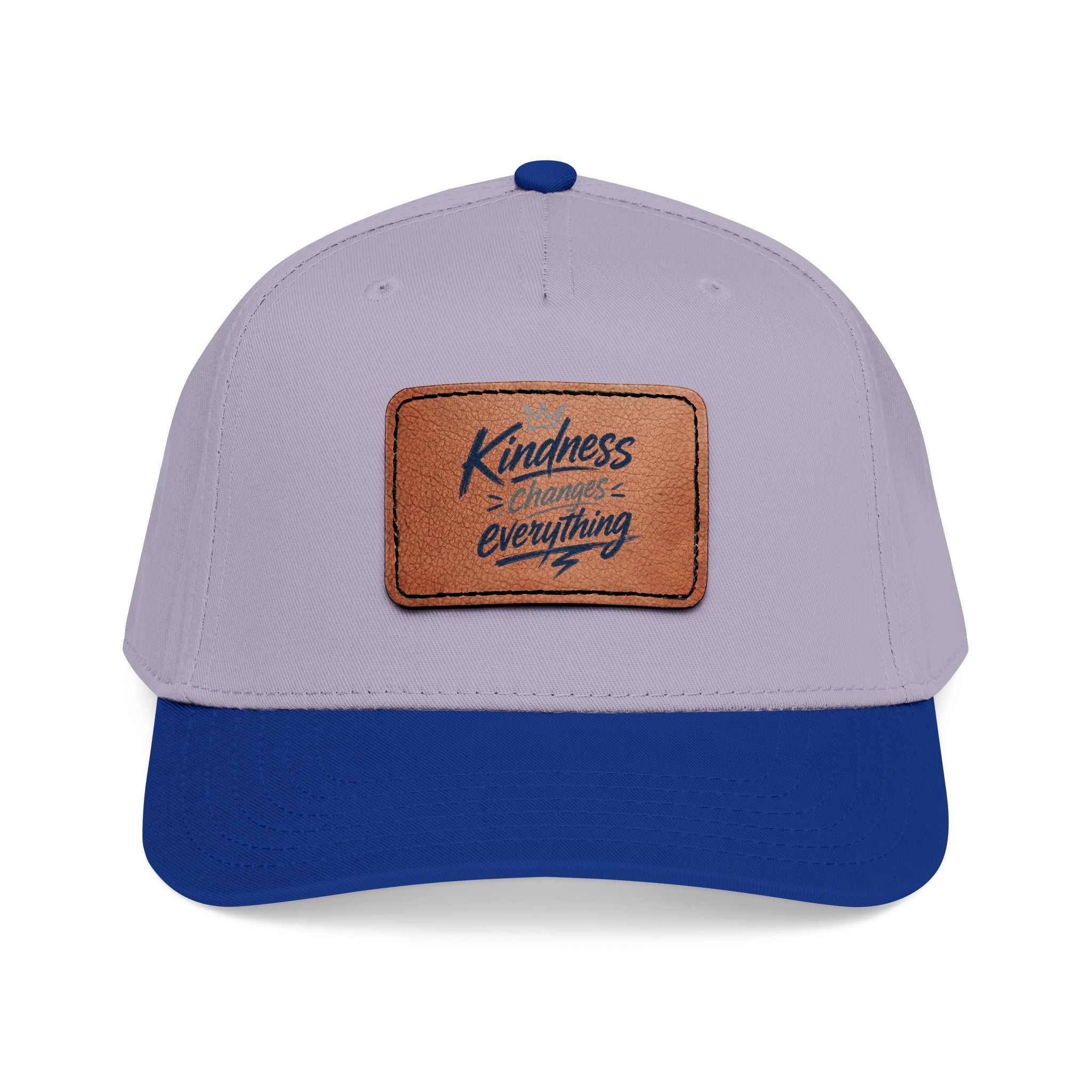 Kindness Changes Everything Leather Patch Hat | Inspirational Baseball Cap | Vintage Style Faith Apparel