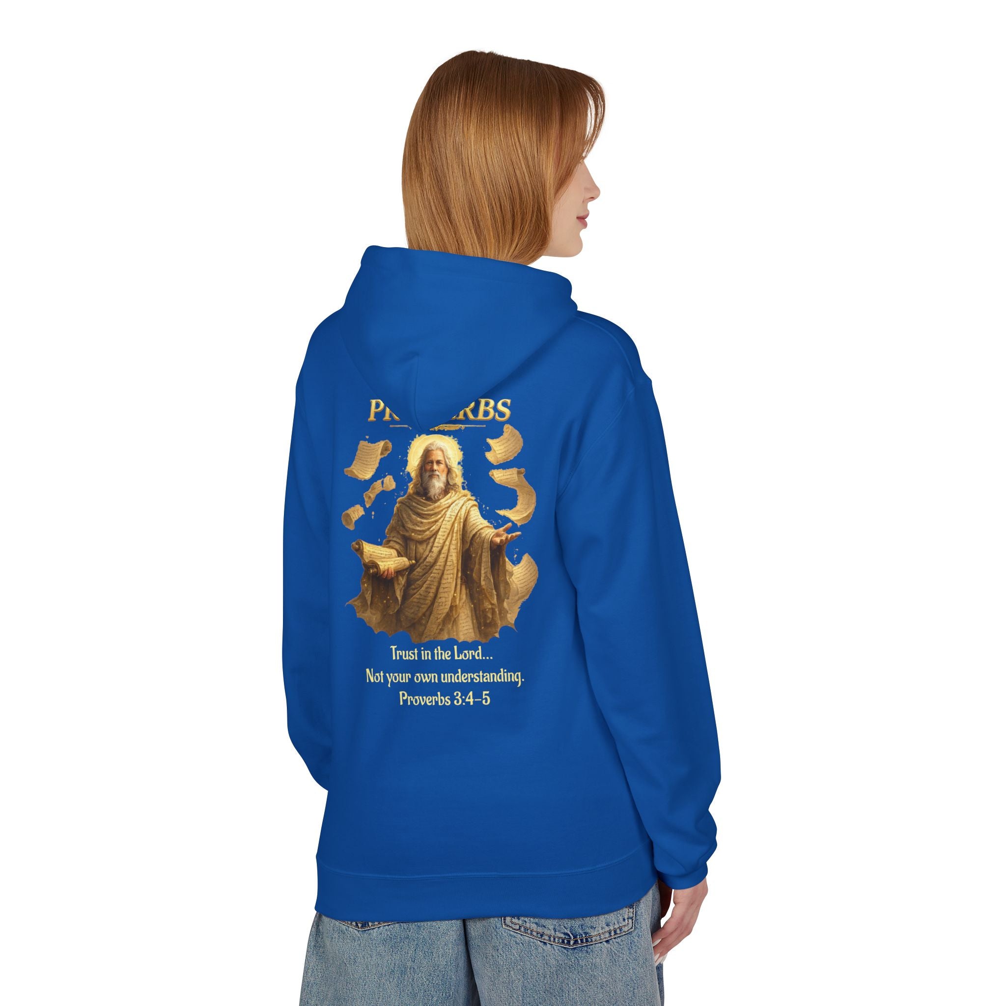 Proverbs “Trust in the Lord” Hoodie – Christian Scripture Pullover | Proverbs 3:5 Faith Sweatshirt