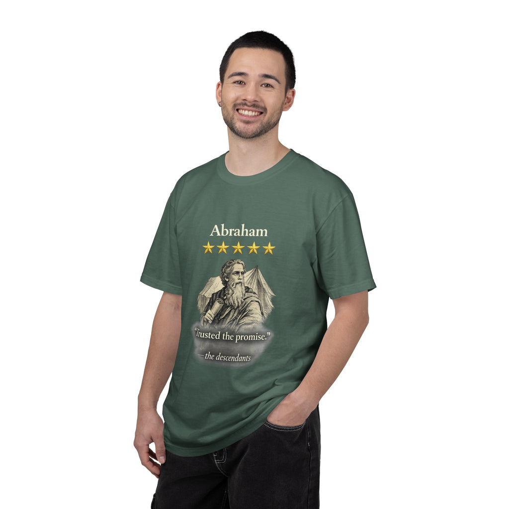 Abraham – Vintage T-Shirt | “I Trusted the Promise” Graphic – Five-Star Faith Series
