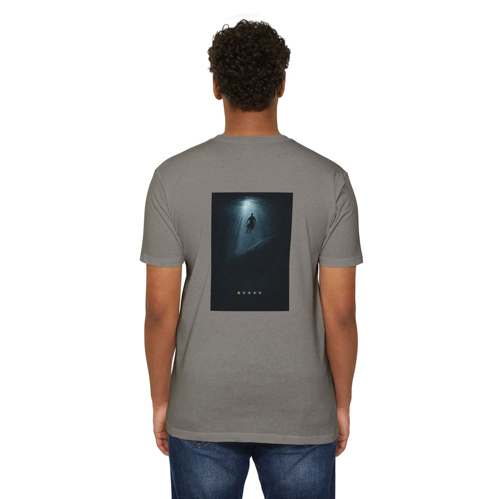 Jonah – Back Print T-Shirt | Atmospheric Deep Sea Graphic – Five-Star Faith Series