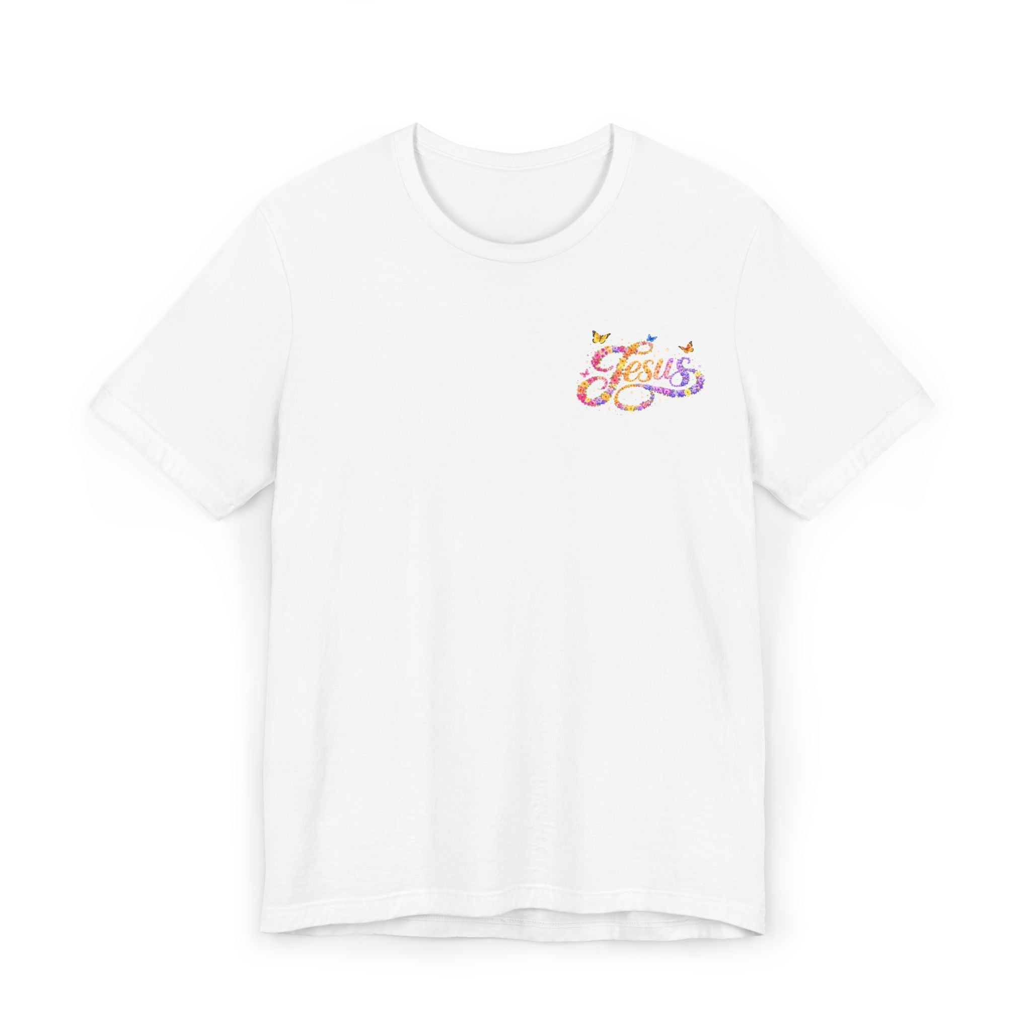 Floral Jesus Women's T-Shirt – Christian Faith Floral Tee | Inspirational Women's Shirt