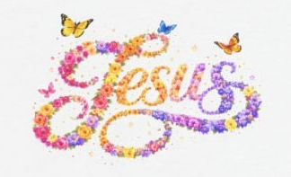 Floral Jesus Women's T-Shirt – Christian Faith Floral Tee | Inspirational Women's Shirt