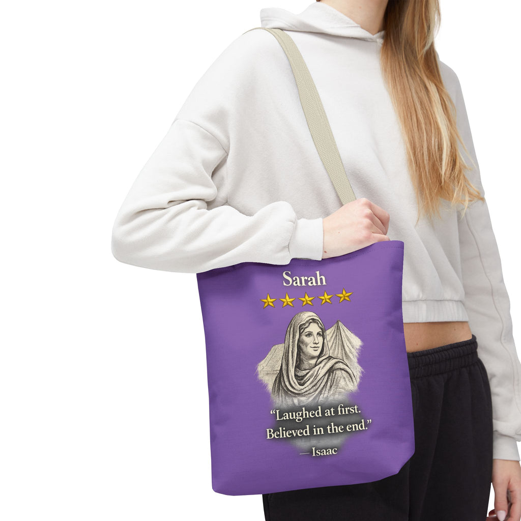 Sarah – Personalized Tote Bag | “Laughed at First. Believed in the End.” Review – Five-Star Faith Series
