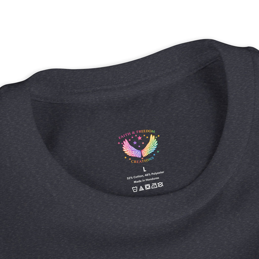 Youth Jesus Floral Script T-Shirt – Butterfly Christian Kids Tee | Faith Youth Shirt