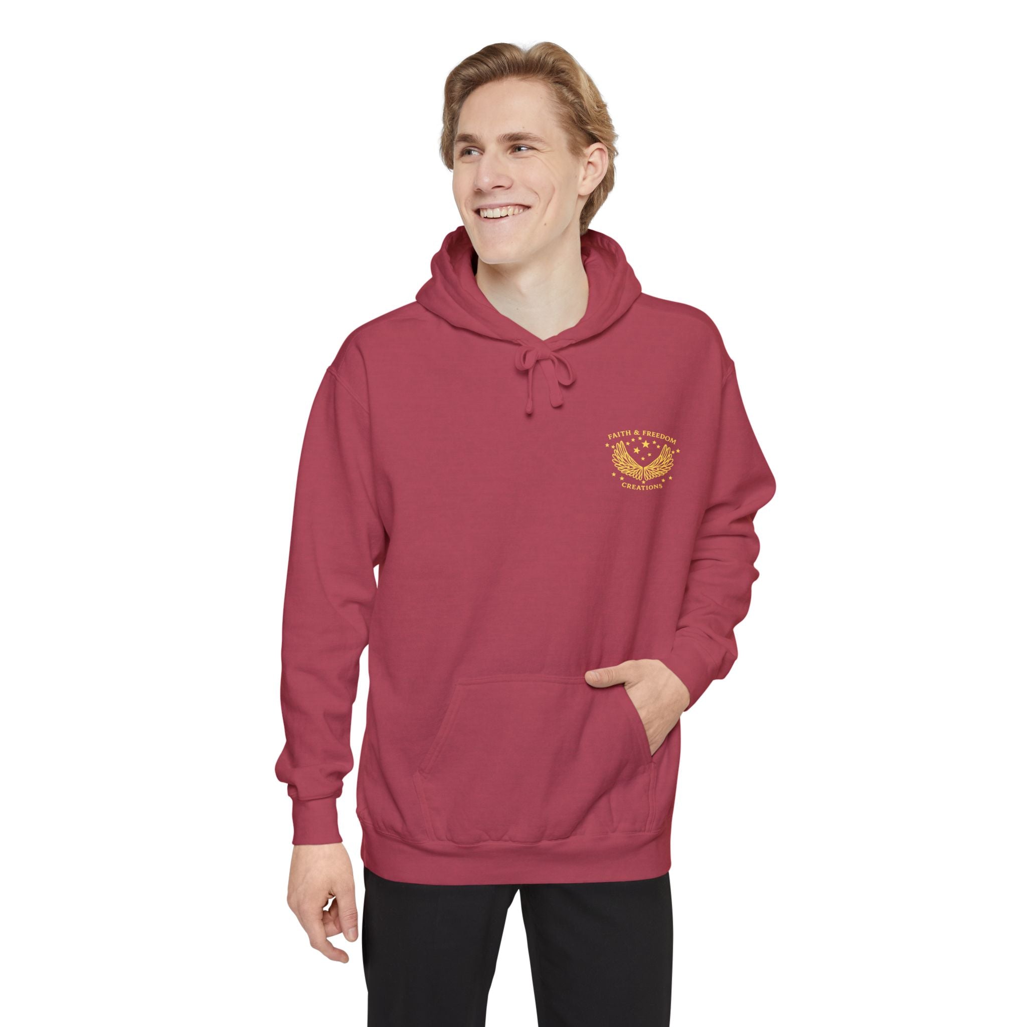 Manna Catering Co. – Hoodie | “Manna Review” Vintage Graphic – Five-Star Faith Series