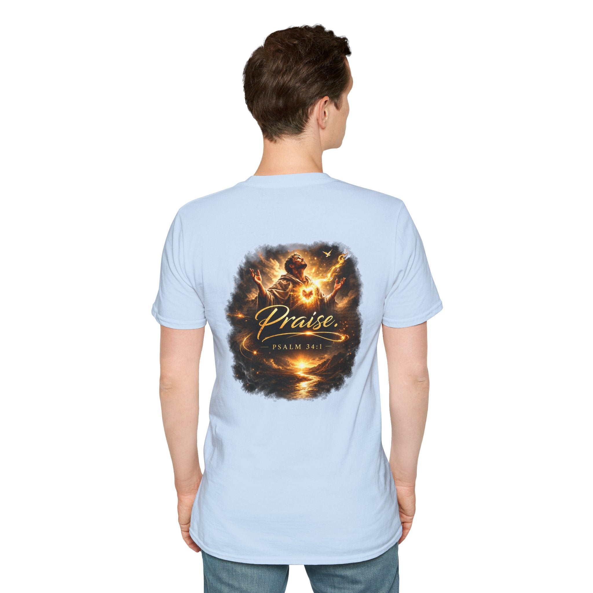 Dove of Peace Pocket T-Shirt | Pray Love Remember Christian Tee | Faith Freedom Creations