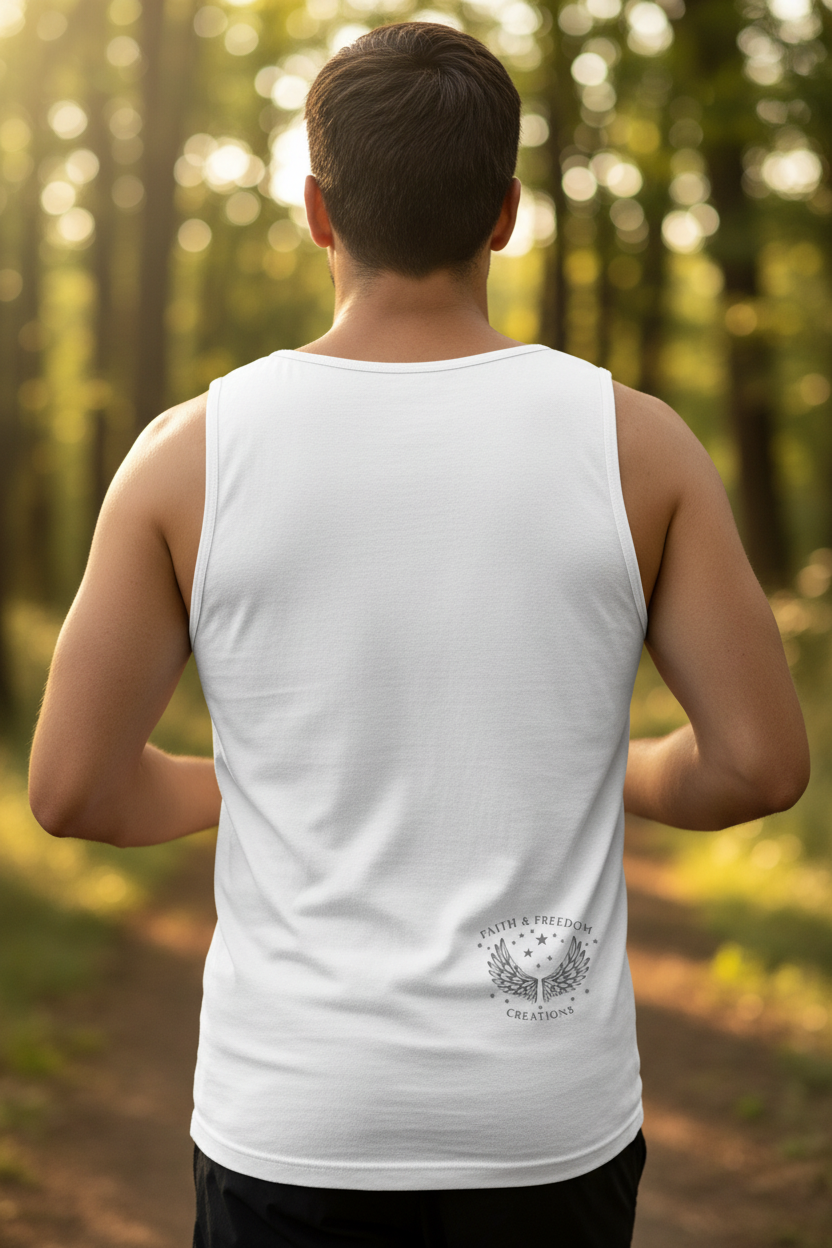 Peter Christian Tank Top – “Falters Sometimes. Still Chosen.” | Five-Star Faith Series Tank