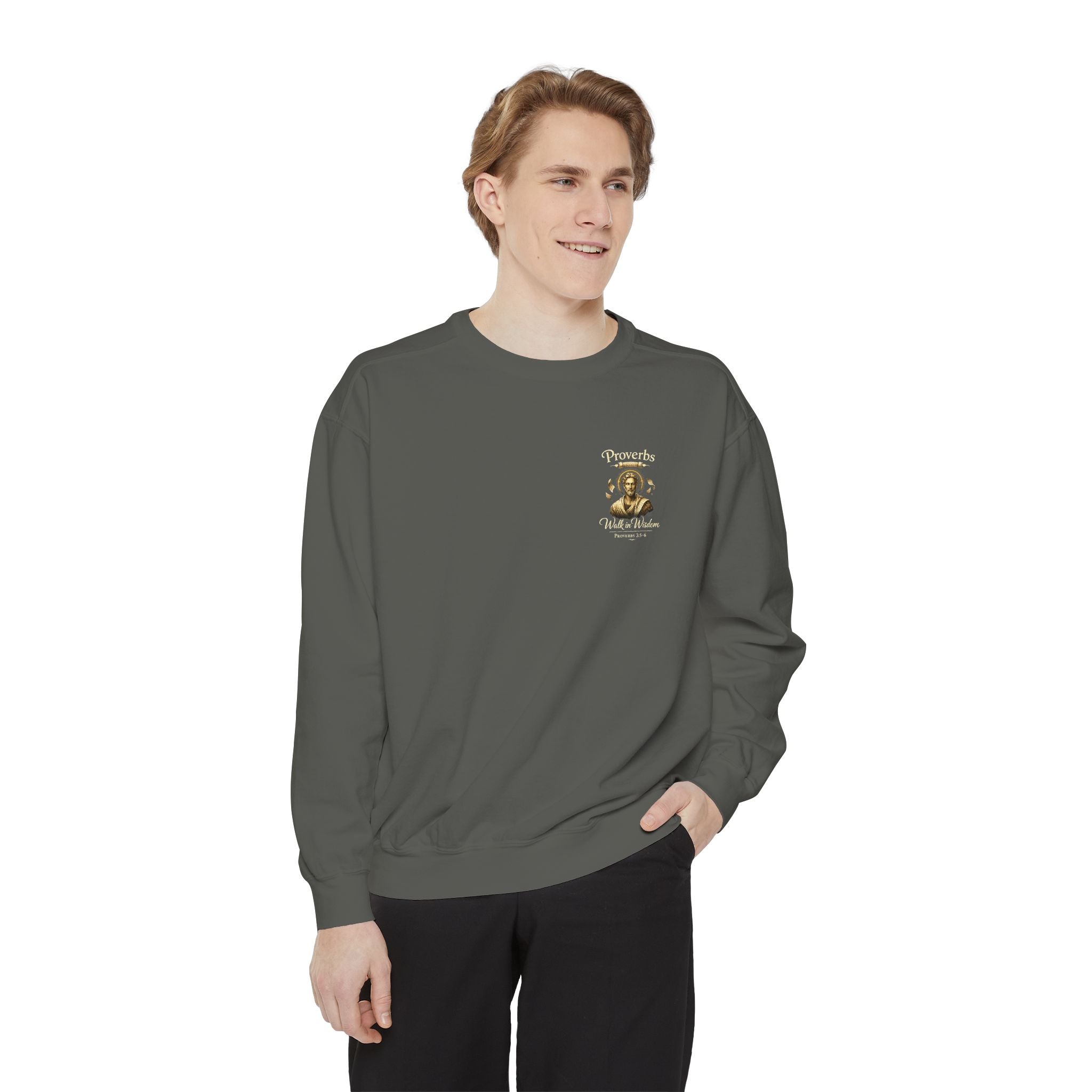 Proverbs Scripture Sweatshirt | Biblical Quote Christian Pullover | Inspirational Faith Crewneck