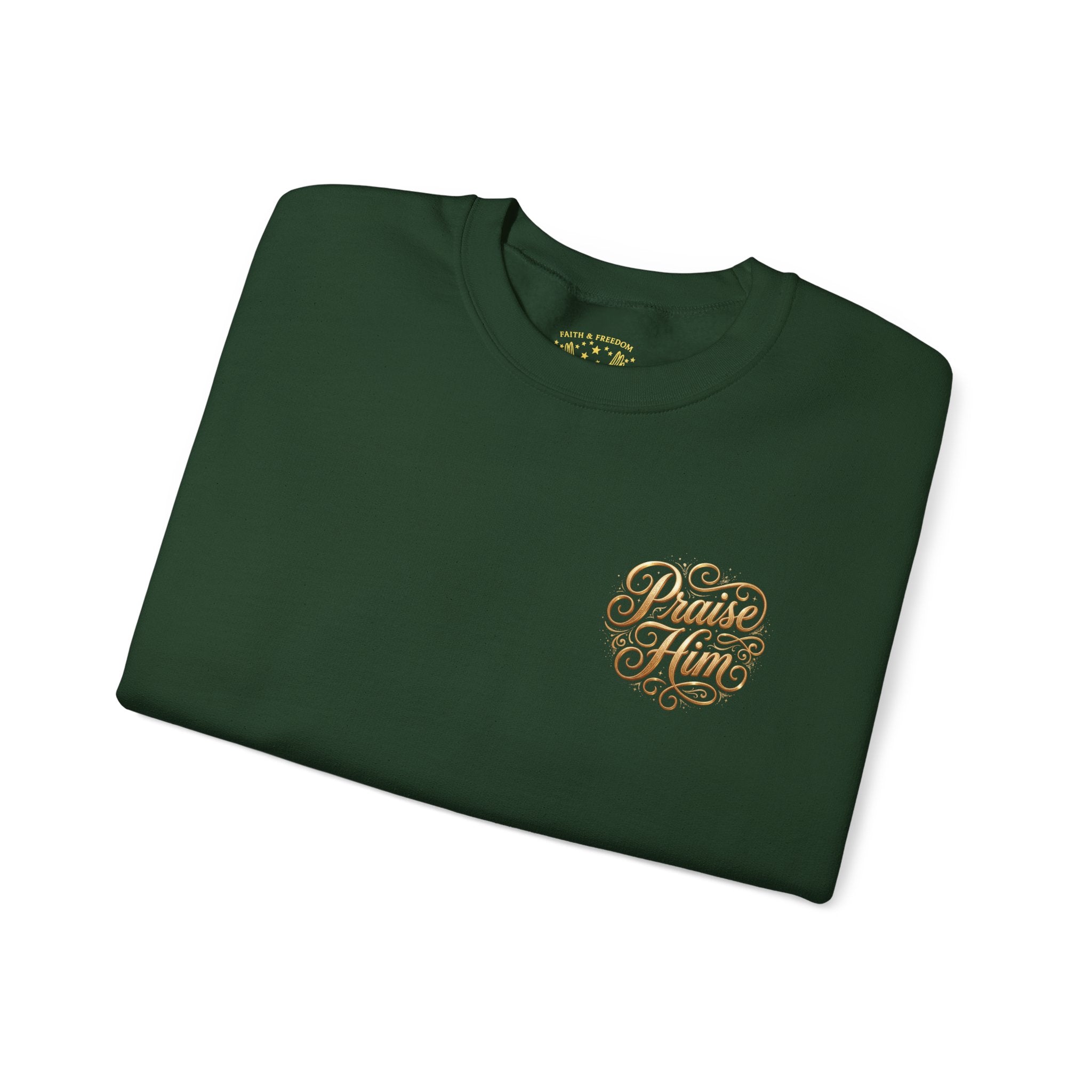 Praise Psalm 150 Sweatshirt | Christian Faith Crewneck Pullover | Inspirational Worship Apparel