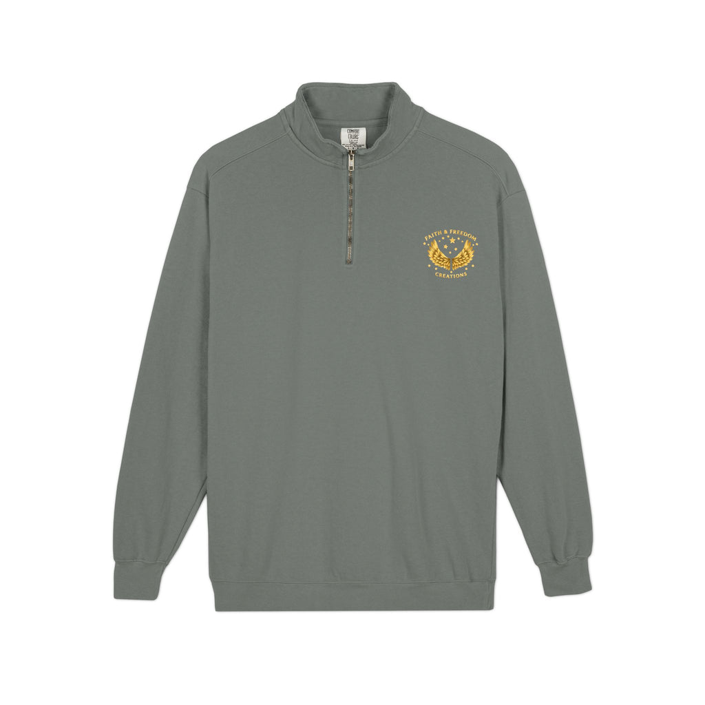 Noah – Quarter-Zip Sweatshirt | “No Room Service — Lots of Rain” Review – Five-Star Faith Series