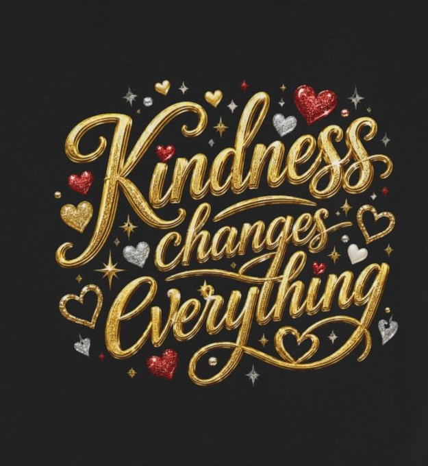 Kindness Changes Everything Crop Tee | Inspirational Women’s Cropped T-Shirt | Soft Casual Graphic Top