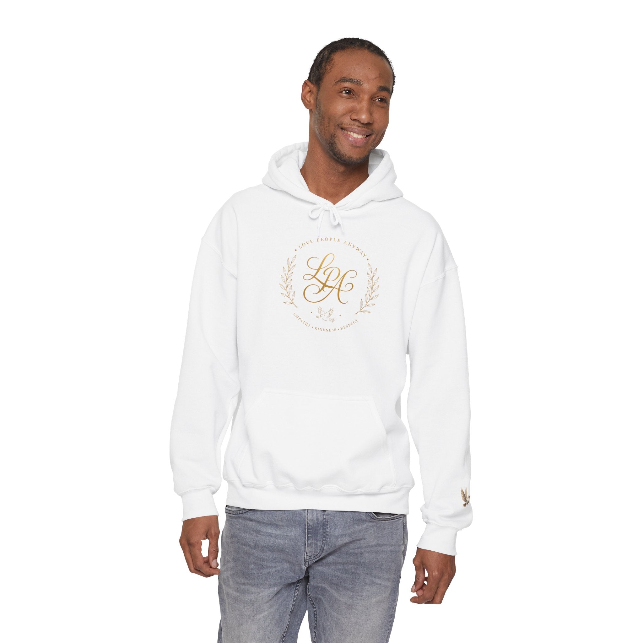 Love People Anyway Hoodie | Inspirational Christian Hooded Sweatshirt | Faith Freedom Creations