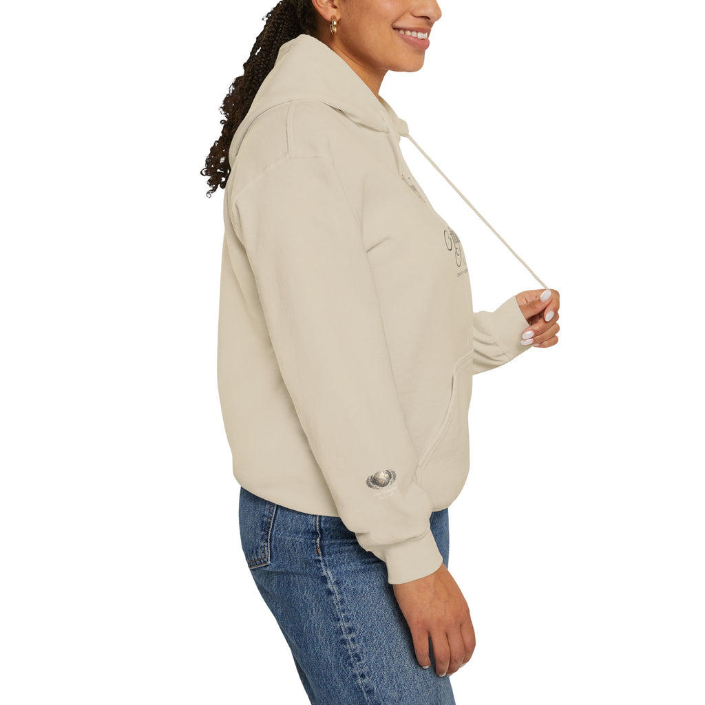 “Love People Anyway” Hoodie – Inspirational Script Graphic Sweatshirt | Compassion Message Pullover