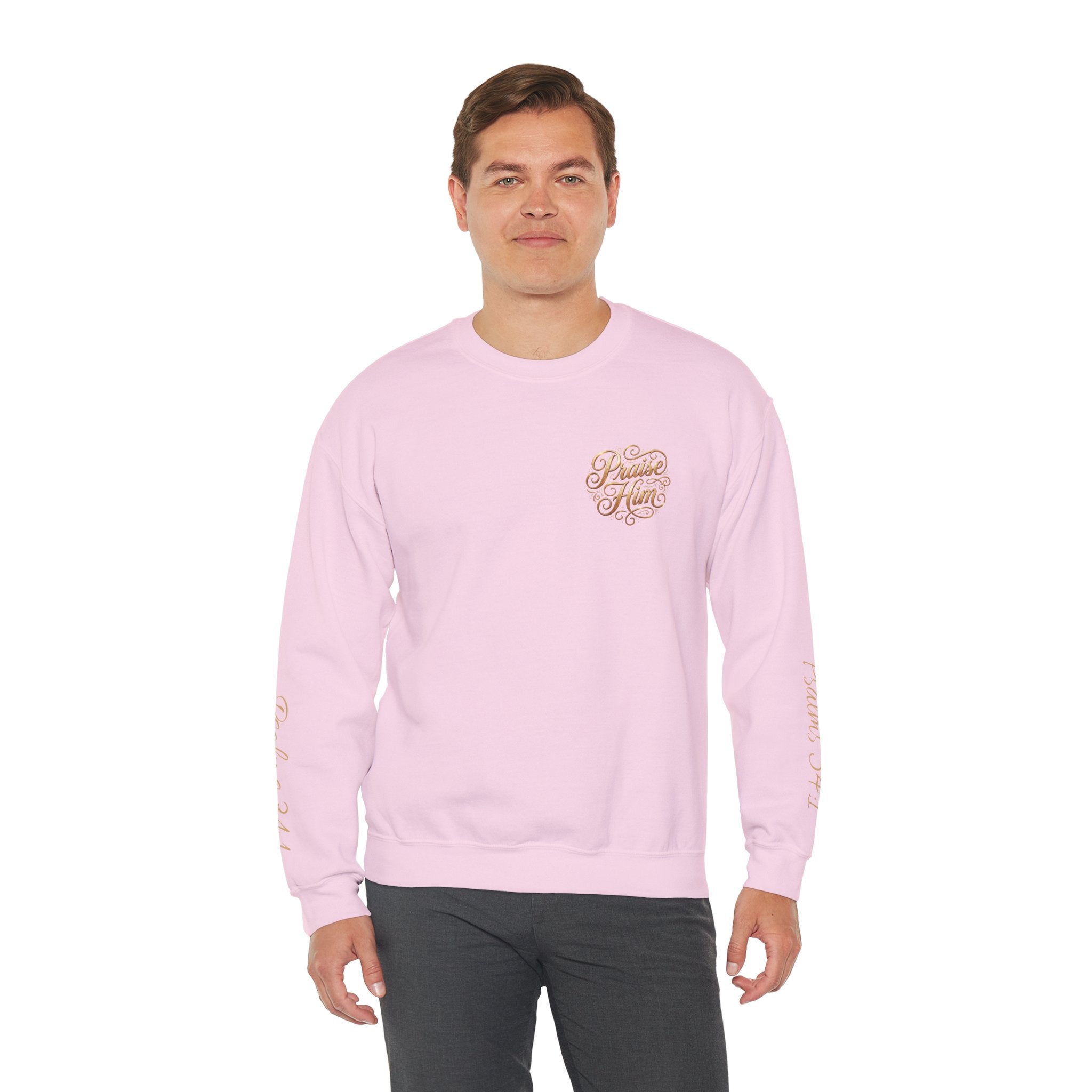 Praise Psalm 150 Sweatshirt | Christian Faith Crewneck Pullover | Inspirational Worship Apparel