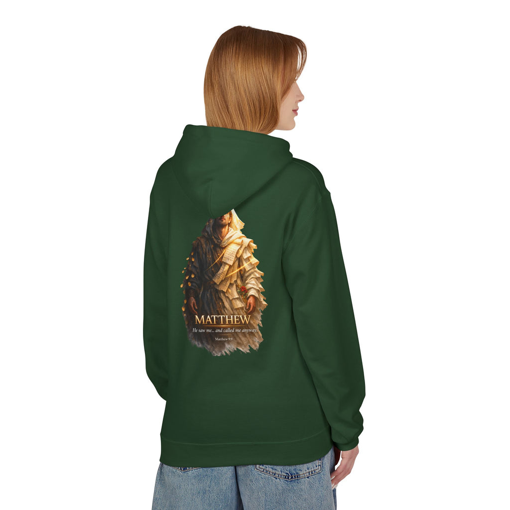 Matthew Gospel Hoodie | Inspirational Christian Faith Hoodie | Scripture Inspired Pullover