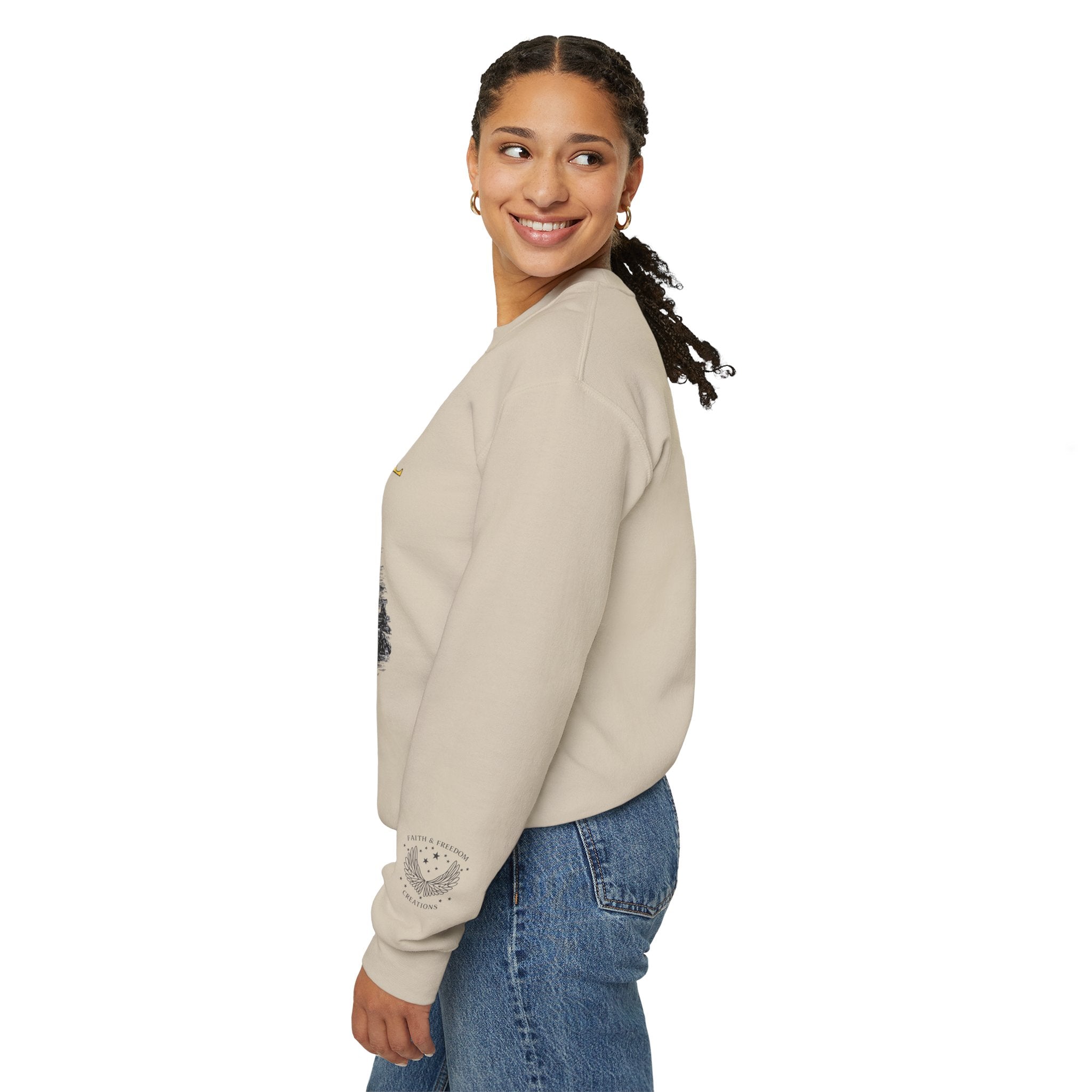 Tower of Babel – Crewneck Sweatshirt | “Review” Vintage Graphic – Five-Star Faith Series