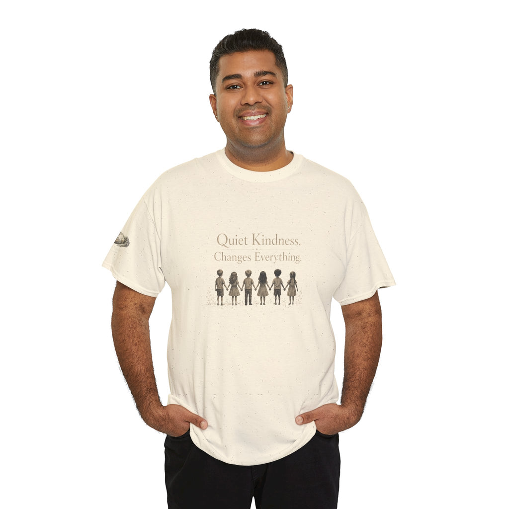 Kindness Graphic Tee – “Quiet Kindness Changes Everything” Inspirational T-Shirt