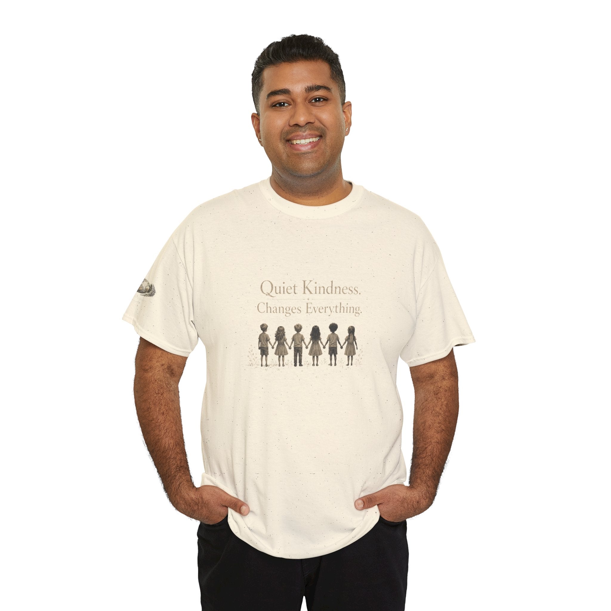 Kindness Graphic Tee – “Quiet Kindness Changes Everything” Inspirational T-Shirt