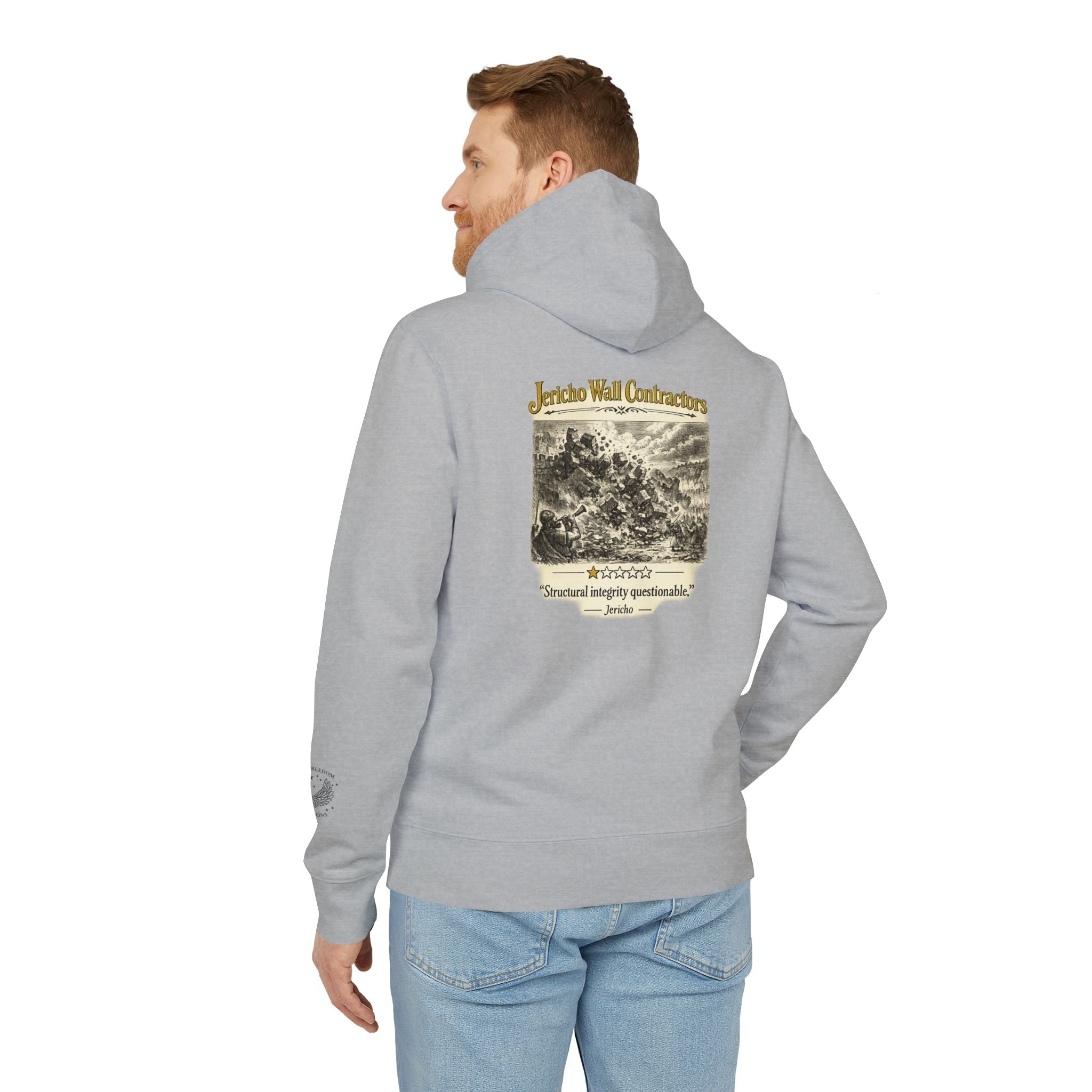 Vintage Mountain Graphic Hoodie — Jacob's Review "Sincere Integrity Questionable" Crew