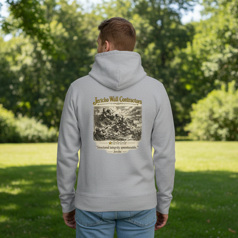Jacob – Hoodie | “Sincere Integrity Questionable” Review Graphic – Five-Star Faith Series