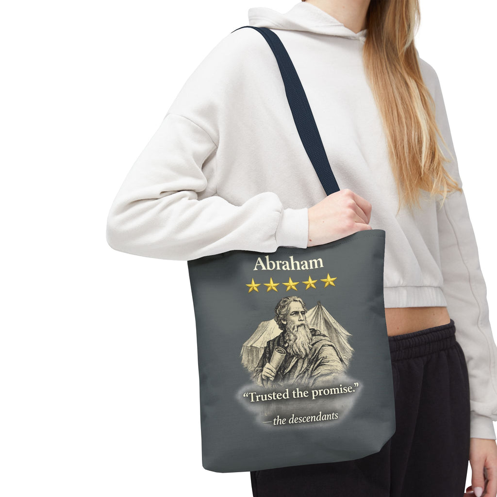 Abraham – Tote Bag | “Trusted the Promise” Patriarch Graphic – Five-Star Faith Series