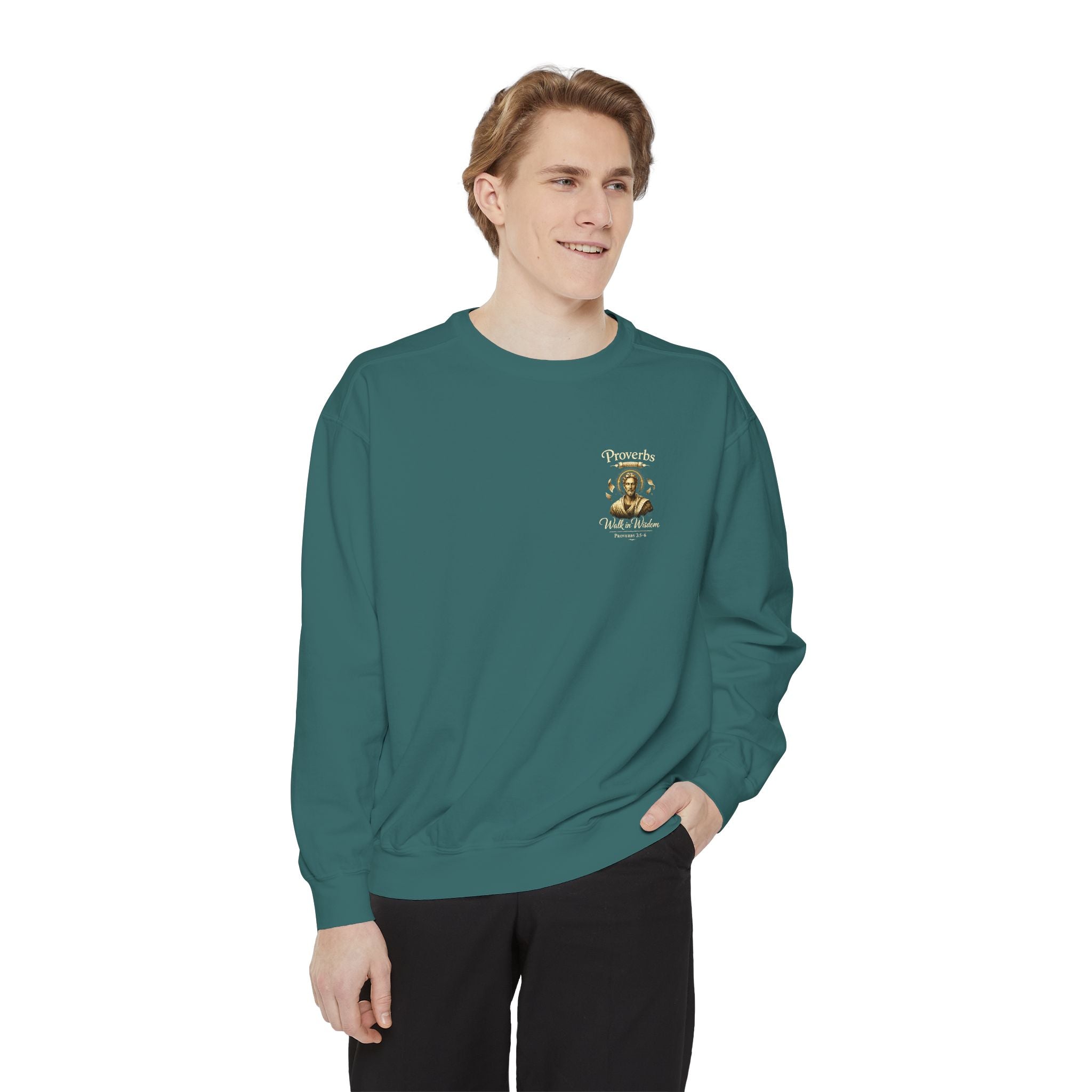 Proverbs Scripture Sweatshirt | Biblical Quote Christian Pullover | Inspirational Faith Crewneck