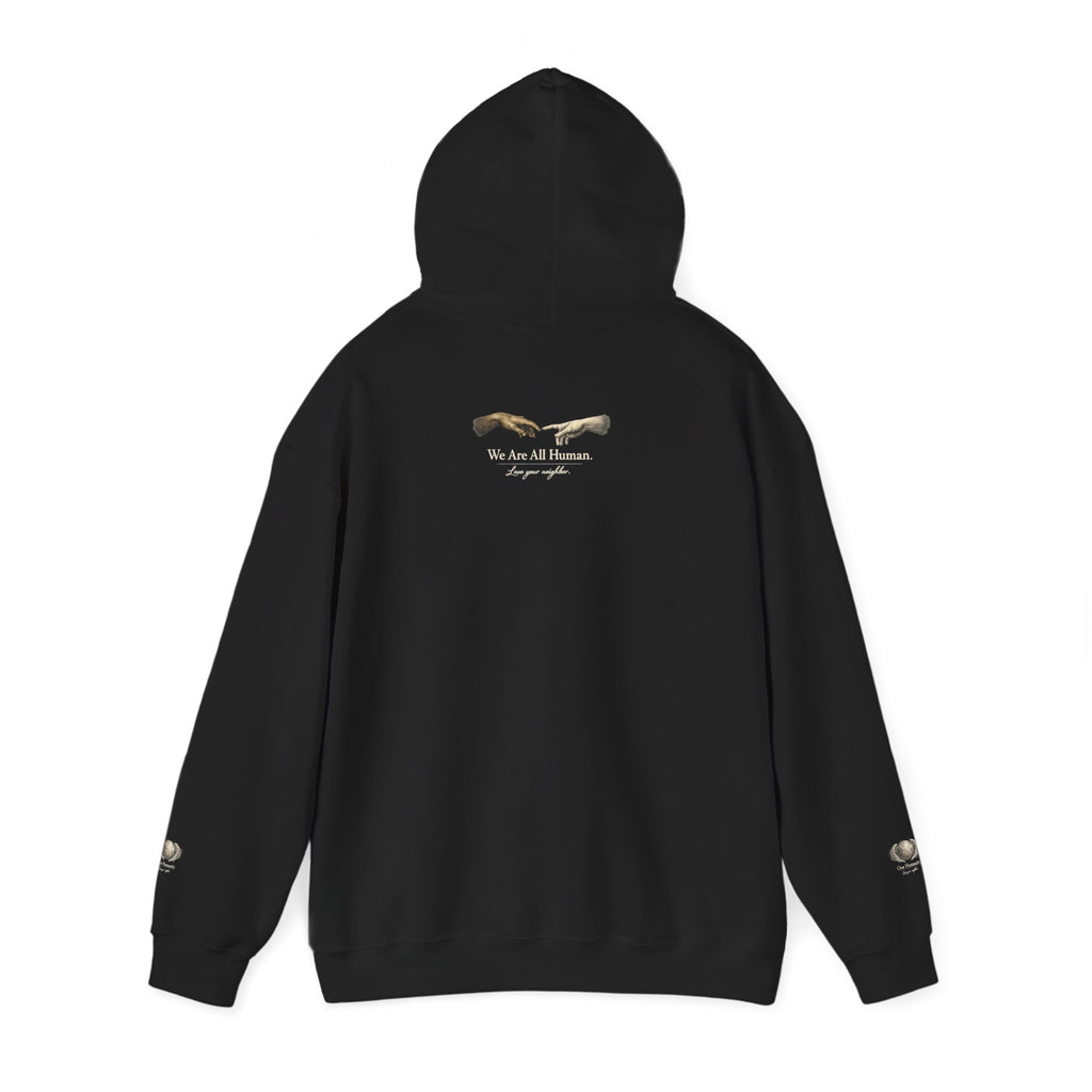 “Love People Anyway” Hoodie – Inspirational Script Graphic Sweatshirt | Compassion Message Pullover
