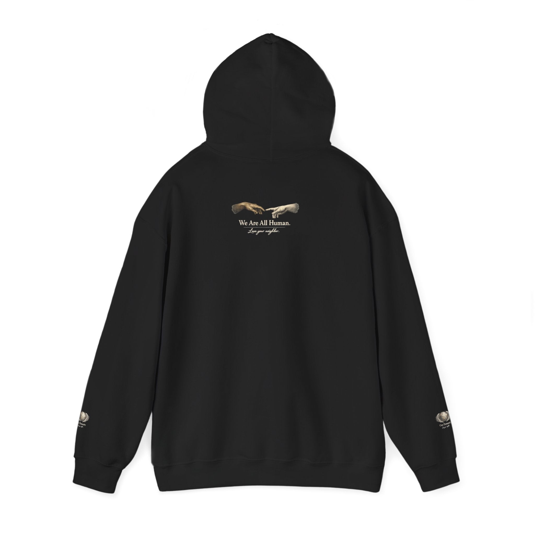 “Love People Anyway” Hoodie – Inspirational Script Graphic Sweatshirt | Compassion Message Pullover