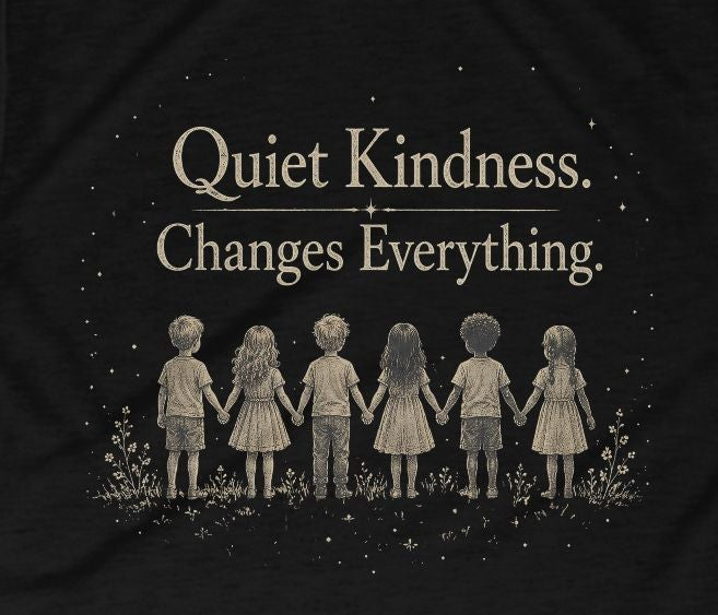 Quiet Kindness Muscle Tank – “Quiet Kindness Changes Everything” Inspirational Women’s Tank