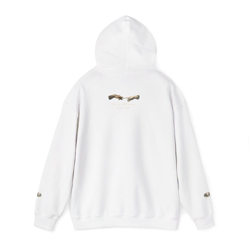 “Love People Anyway” Hoodie – Inspirational Script Graphic Sweatshirt | Compassion Message Pullover