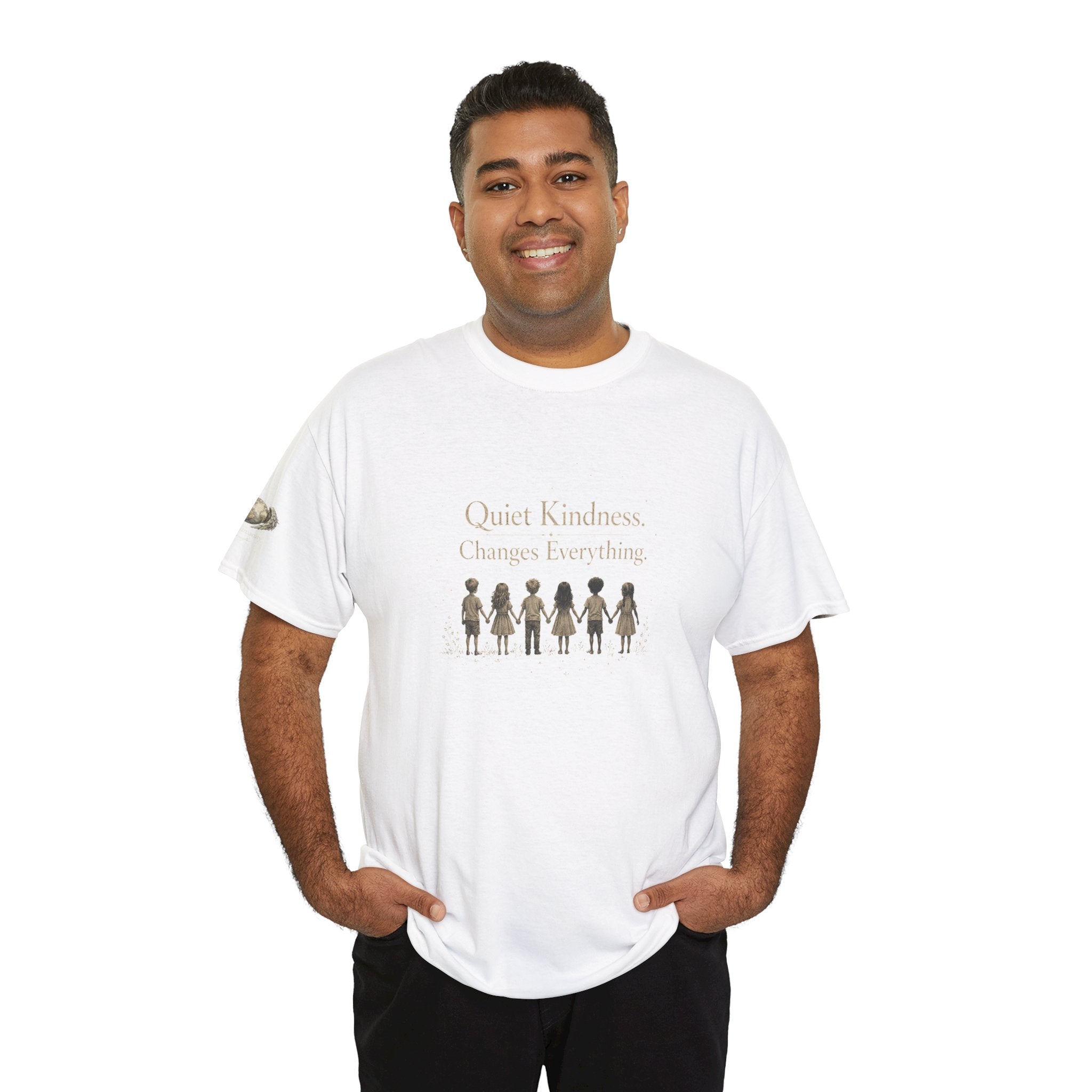Kindness Graphic Tee – “Quiet Kindness Changes Everything” Inspirational T-Shirt