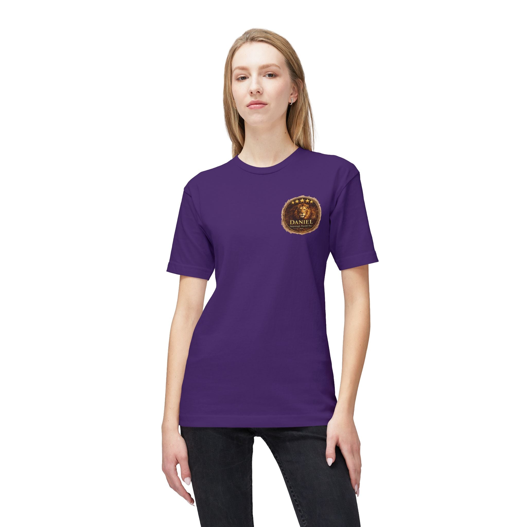 Daniel Review "Stay" Christian T-Shirt — Faith-Based Lion Design