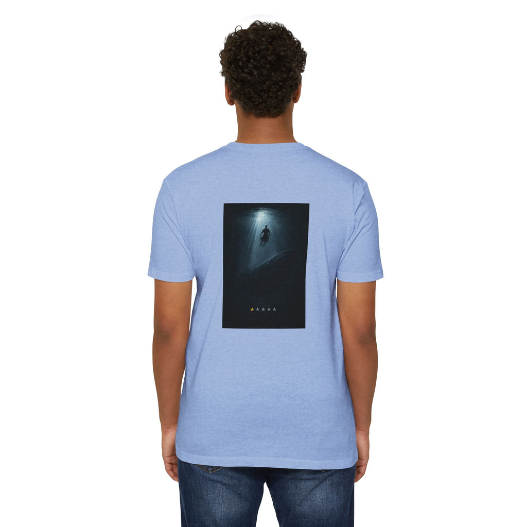 Jonah – Back Print T-Shirt | Atmospheric Deep Sea Graphic – Five-Star Faith Series