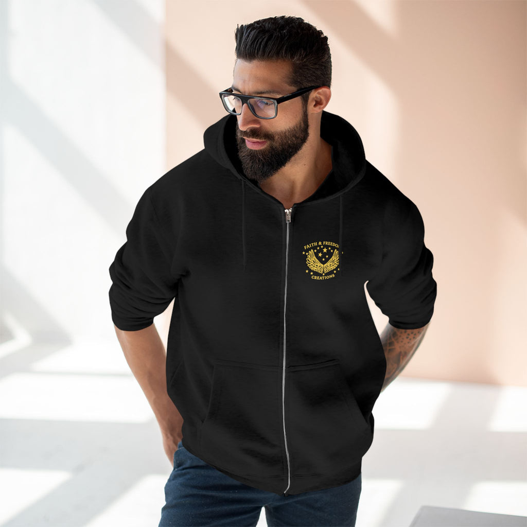 Cherish Loyalty – Zip Hoodie | Micah 6:8 Scripture Graphic