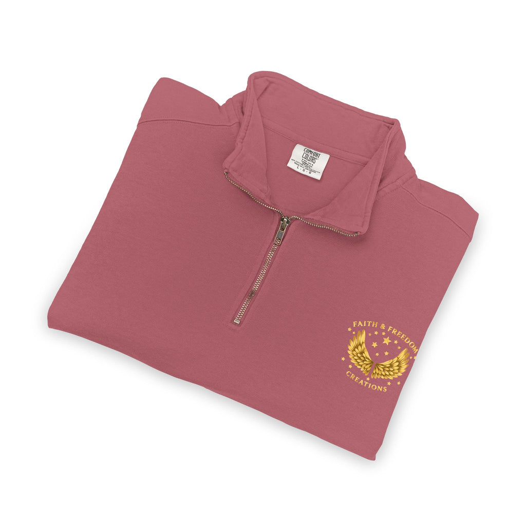 Noah – Quarter-Zip Sweatshirt | “No Room Service — Lots of Rain” Review – Five-Star Faith Series