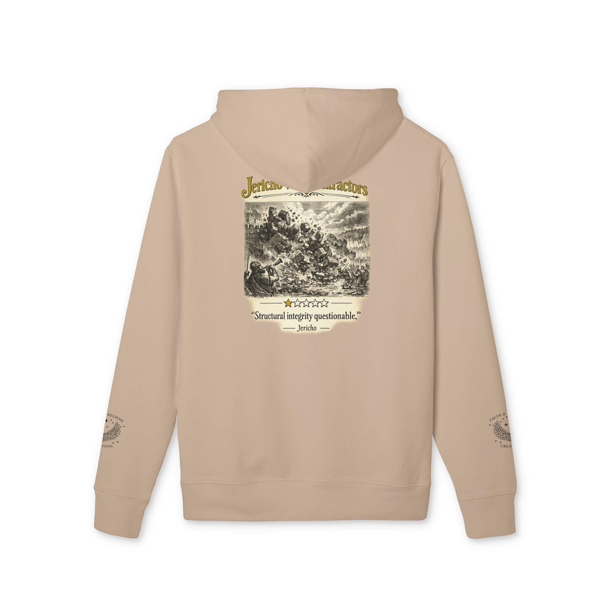 Vintage Mountain Graphic Hoodie — Jacob's Review "Sincere Integrity Questionable" Crew