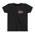 Youth Jesus Floral Script T-Shirt – Butterfly Christian Kids Tee | Faith Youth Shirt
