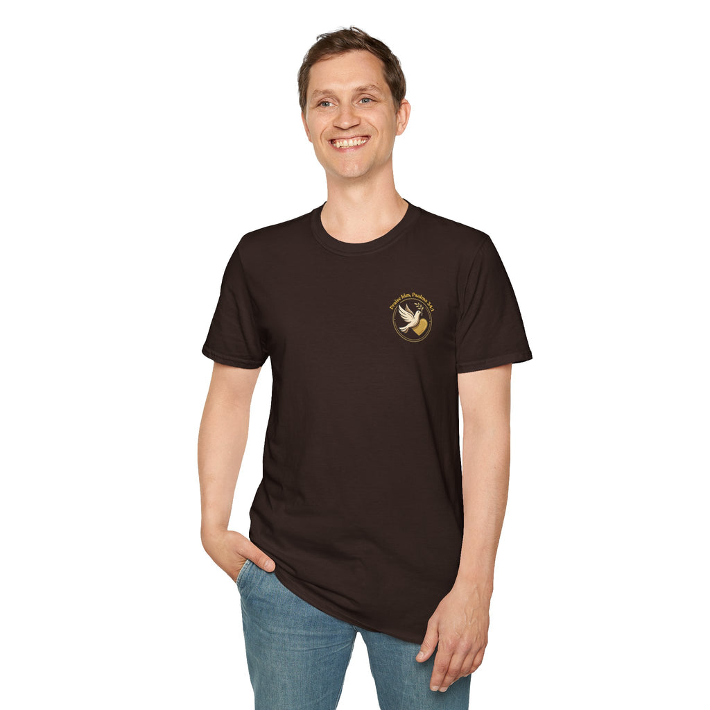 Dove of Peace Pocket T-Shirt | Pray Love Remember Christian Tee | Faith Freedom Creations