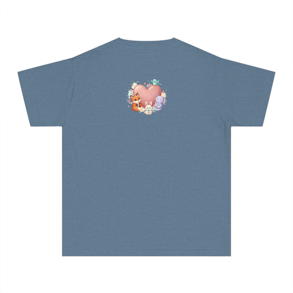Youth Kindness Changes Everything Tee | Cute Elephant Kids Shirt | Inspirational Children’s Graphic T-Shirt