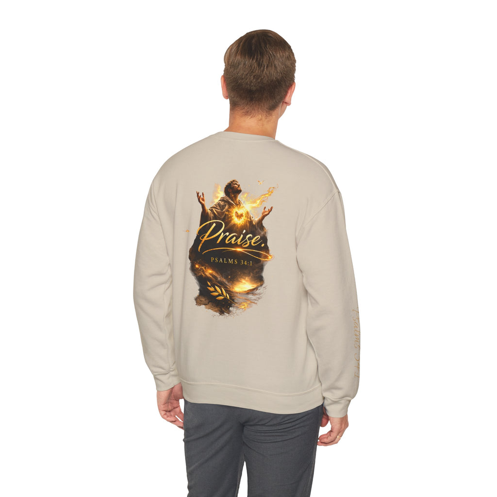 Praise Psalm 150 Sweatshirt | Christian Faith Crewneck Pullover | Inspirational Worship Apparel