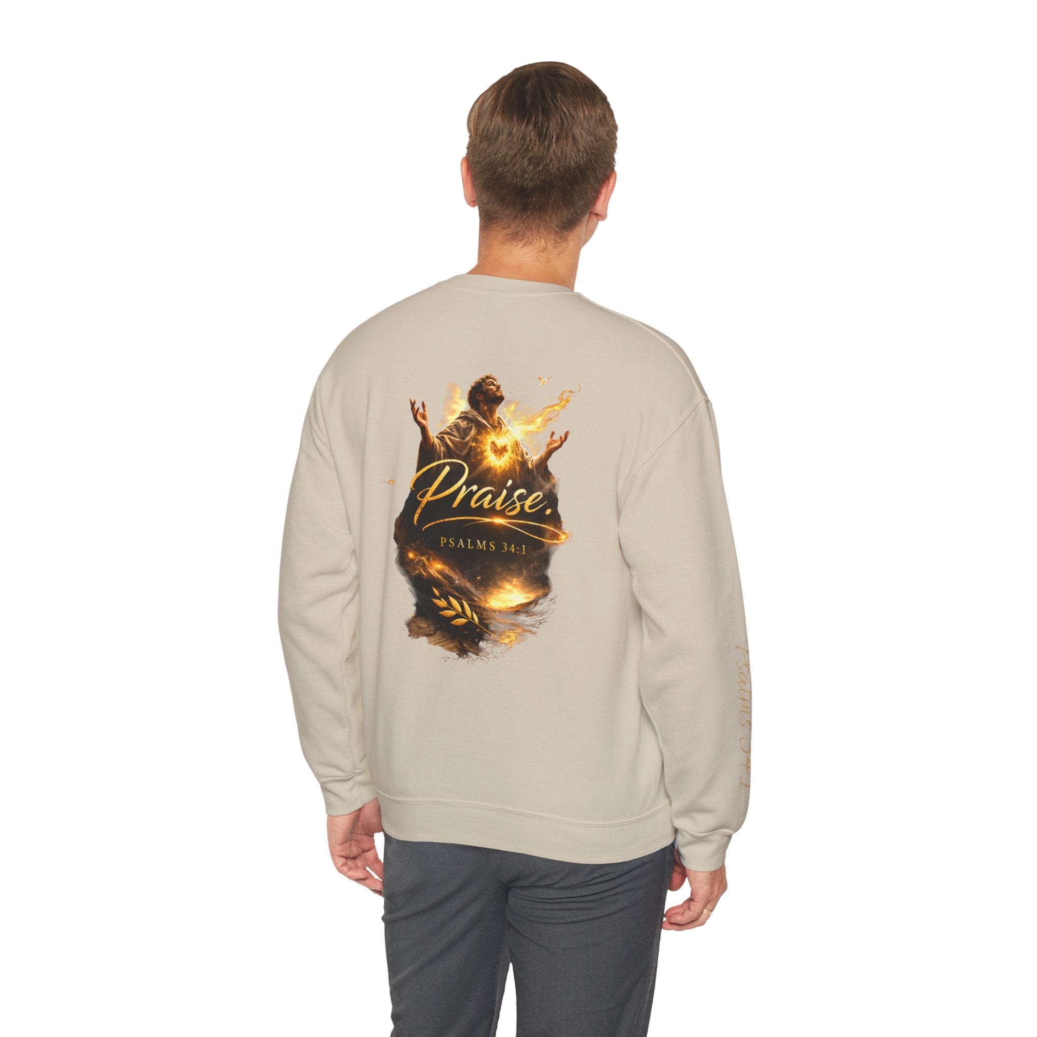 Praise Psalm 150 Sweatshirt | Christian Faith Crewneck Pullover | Inspirational Worship Apparel