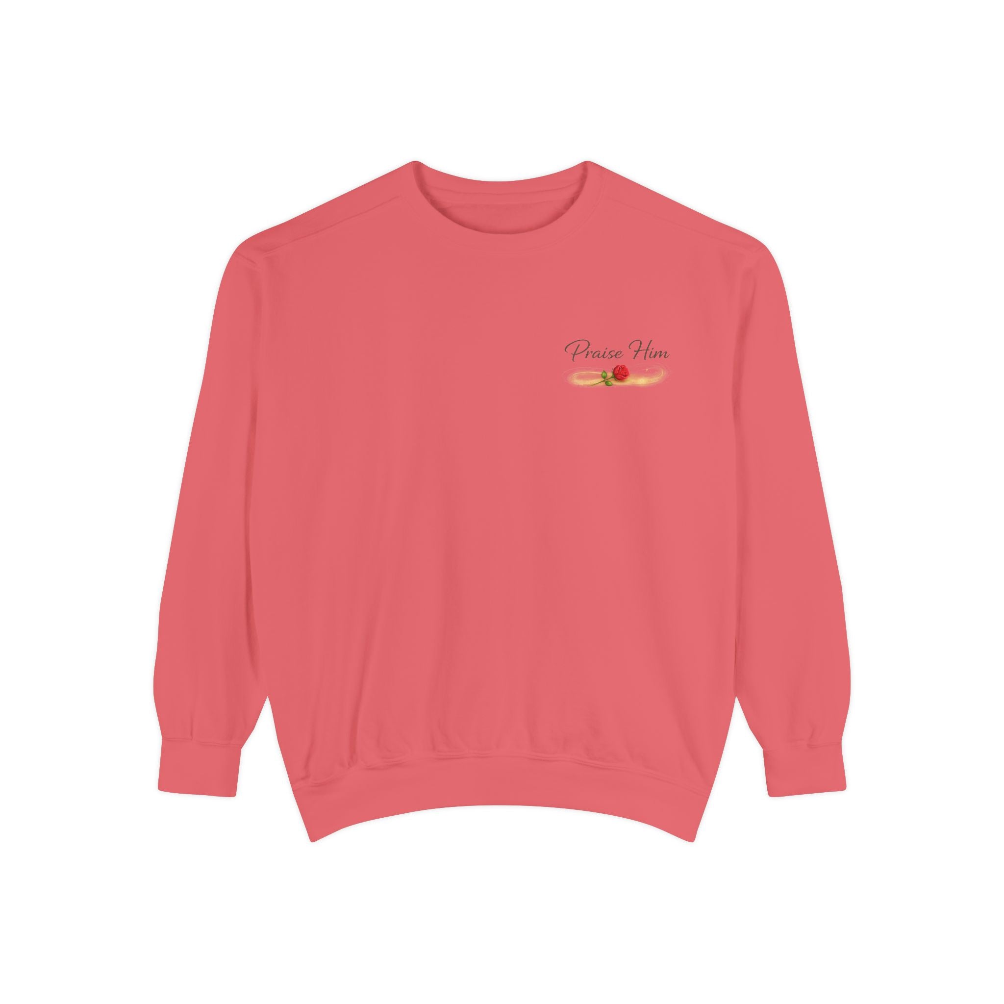 Psalm 34:1 Crewneck Sweatshirt | Inspirational Christian Graphic Sweatshirt | Faith Apparel