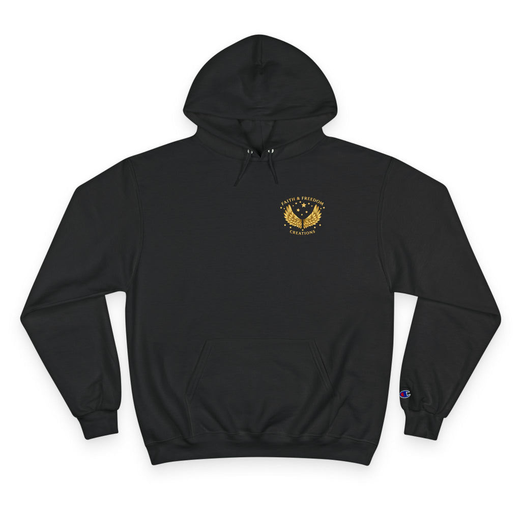 Abraham – Champion Hoodie | “I Trusted the Promise” Vintage Graphic – Five-Star Faith Series