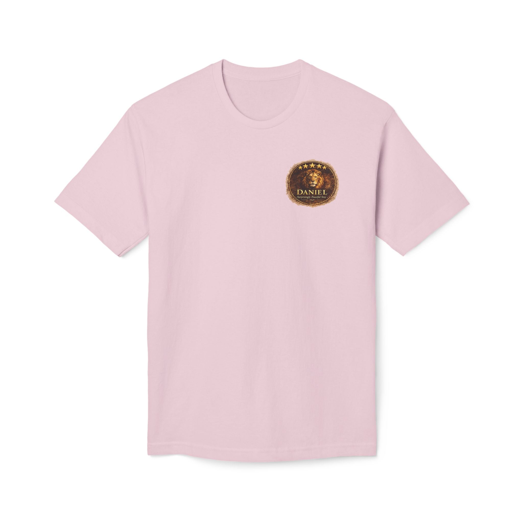 Daniel's Lion Den Stay T-Shirt | Five-Star Faith Series Christian Shirt | Faith Freedom Creations
